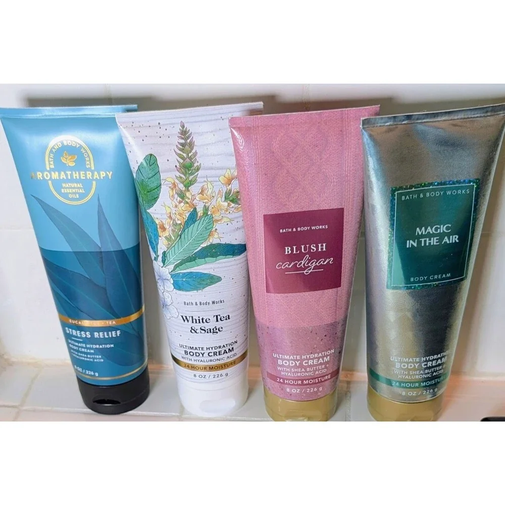 Bath Body Works Ultimate Hydration Cream Lot Blush Cardigan Magic In The Air